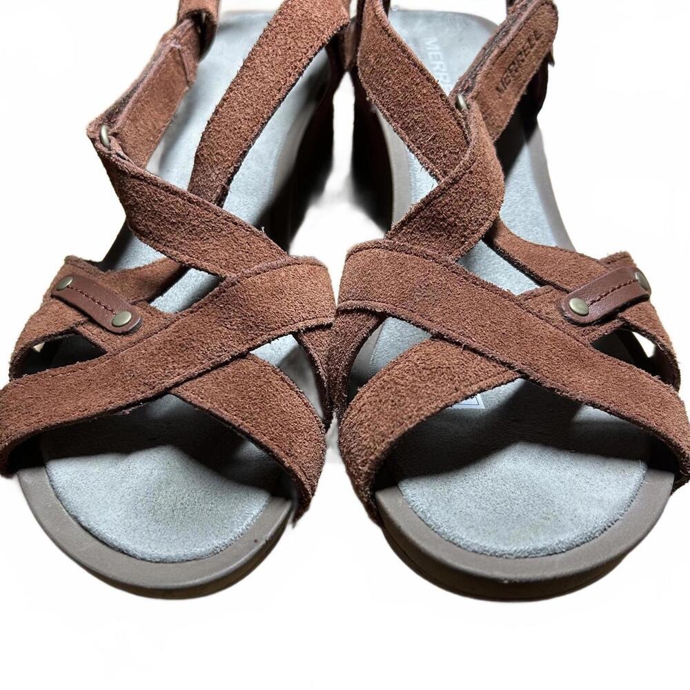 Merrell Revalli Suede Strappy Sandals size 9 medium